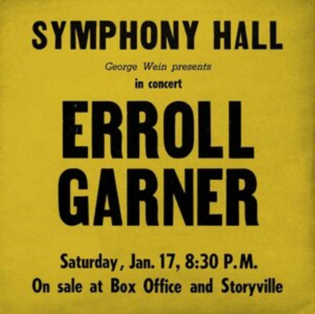 Erroll Garner - Symphony Hall Concert CD / Album