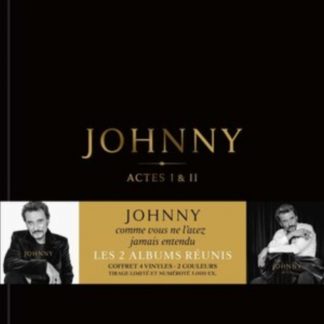 Johnny Hallyday - Johnny Acte I and Acte II Vinyl / 12" Album Coloured Vinyl Box Set