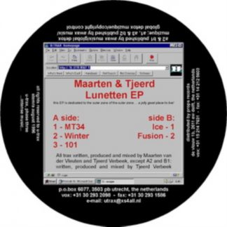 Maarten & Tjeerd - Lunetten EP Vinyl / 12" EP