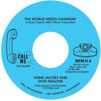 Hank Jacobs and Don Malone/Hank Jacobs & the TKO's - The World Needs Changin'/Gettin' On Down Vinyl / 7" Single
