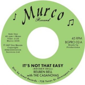 Reuben Bell with the Casanovas - It's Not That Easy/Hummin' a Sad Song Vinyl / 7" Single