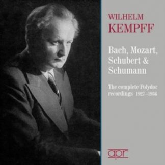 Johann Sebastian Bach - Wilhelm Kempff: The Complete Polydor Recordings 1927-1936 CD / Album