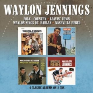 Waylon Jennings - Folk-country/Leavin' Town/Waylon Sings Ol' Harlan/Nashville Rebel CD / Album