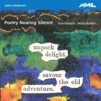 The Nash Ensemble - Julian Anderson: Poetry Nearing Silence CD / Album (Jewel Case)