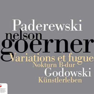 Ignacy Jan Paderewski - Paderewski: Variations Et Fugue/Nokturn B-dur CD / Album