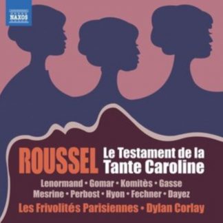 Aurelien Gasse - Roussel: Le Testament De La Tante Caroline CD / Album