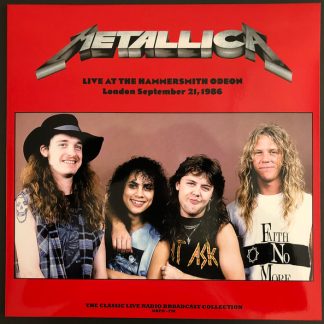 Metallica - Live At The Hammersmith Odeon (London September 21, 1986) vinyl