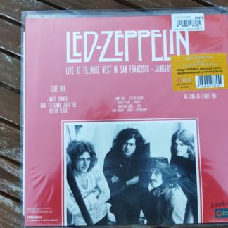 Led Zeppelin - Live At Fillmore West In San Francisco - January 9, 1969 vinyl